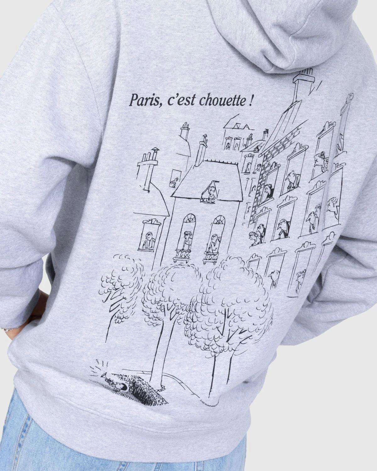 Le Petit Nicolas X Highsnobiety β Hoodie Grey - Image 5