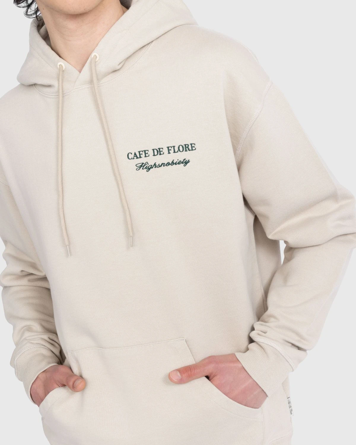 Café De Flore X Highsnobiety – Hoodie Eggshell 1 - Image 4