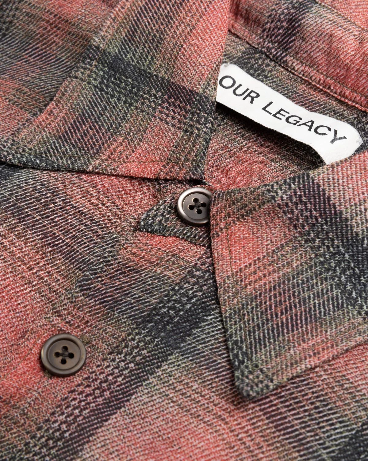 Our Legacy – Borrowed Shirt Big Lumbercheck Print - Image 4
