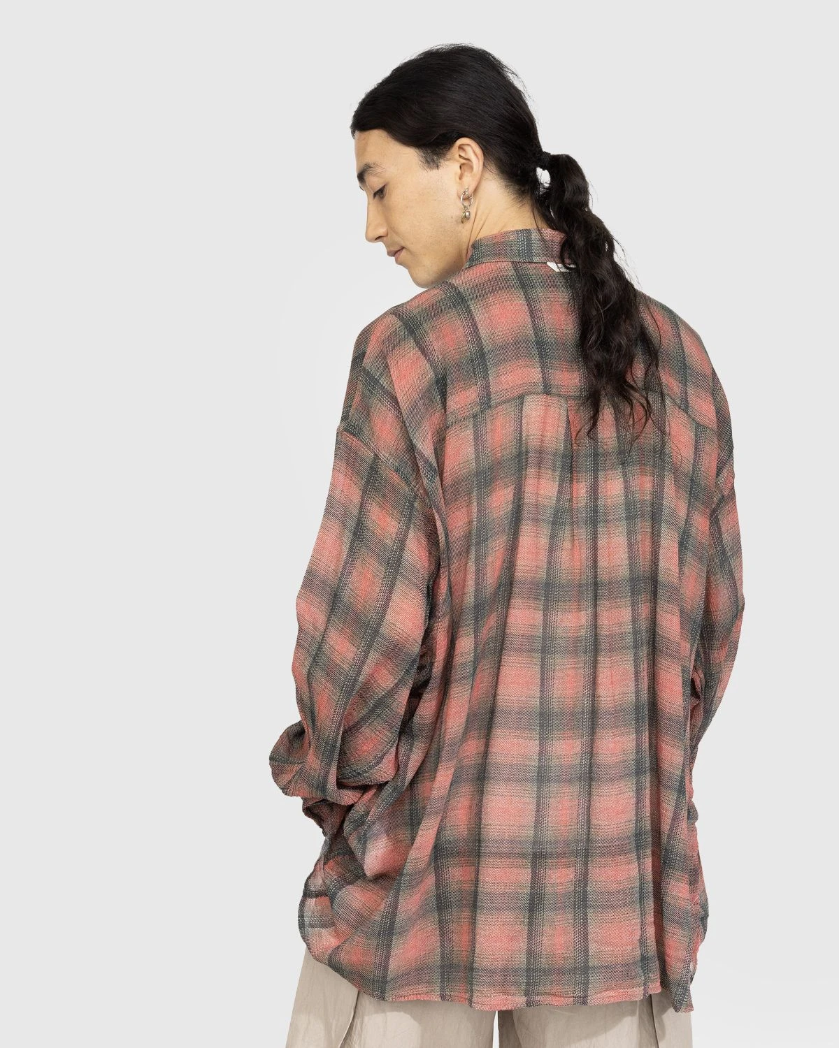 Our Legacy – Borrowed Shirt Big Lumbercheck Print - Image 3