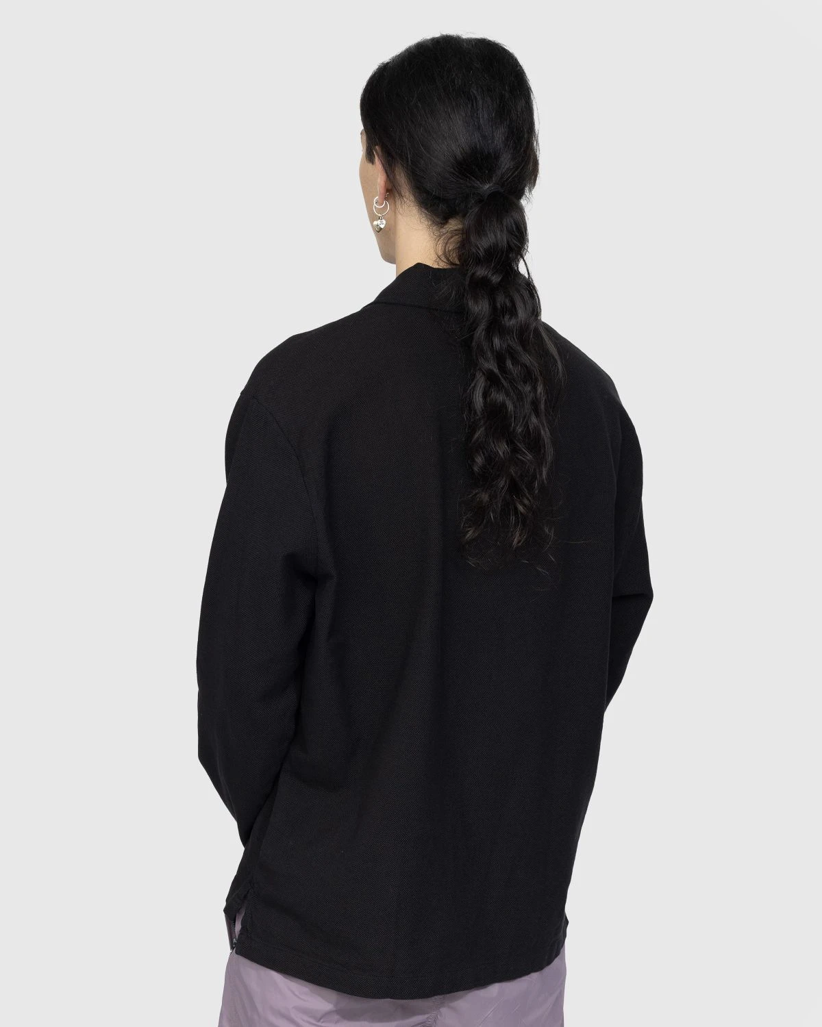 Our Legacy – Isola Shirt Black Sparse Panama Cotton - Image 3