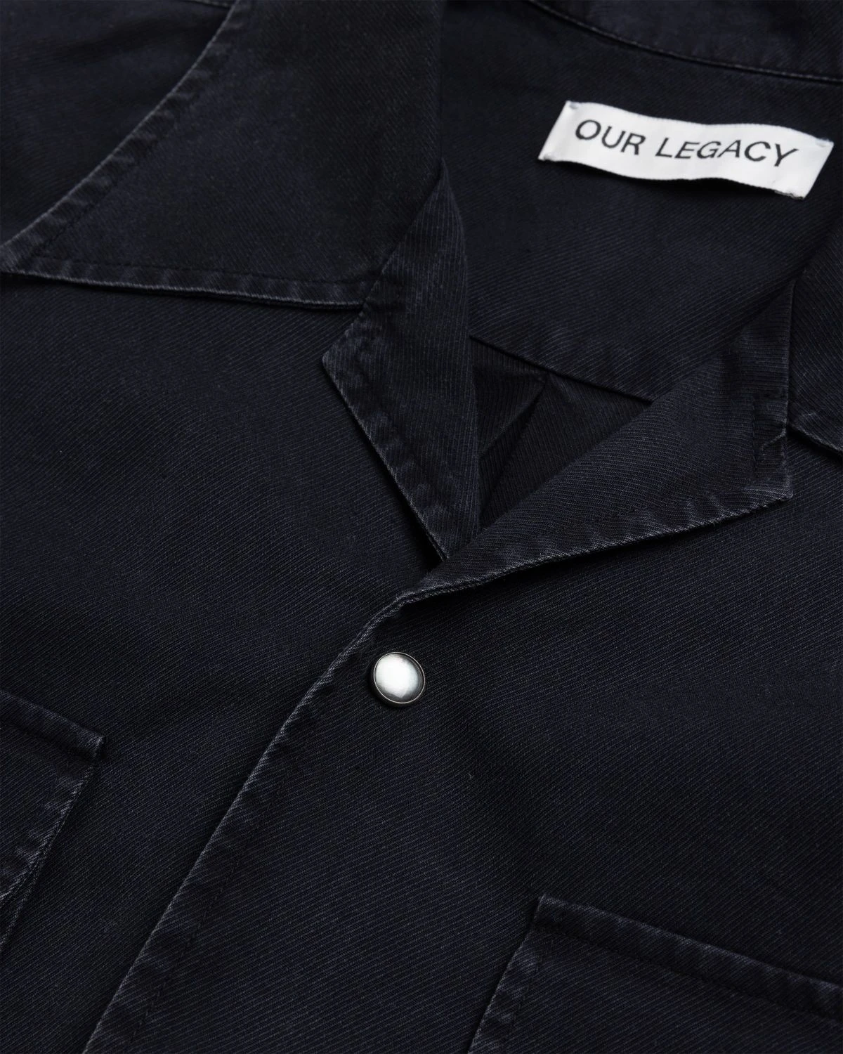 Our Legacy – Poco Shirt Black Cosmic Twill - Image 5