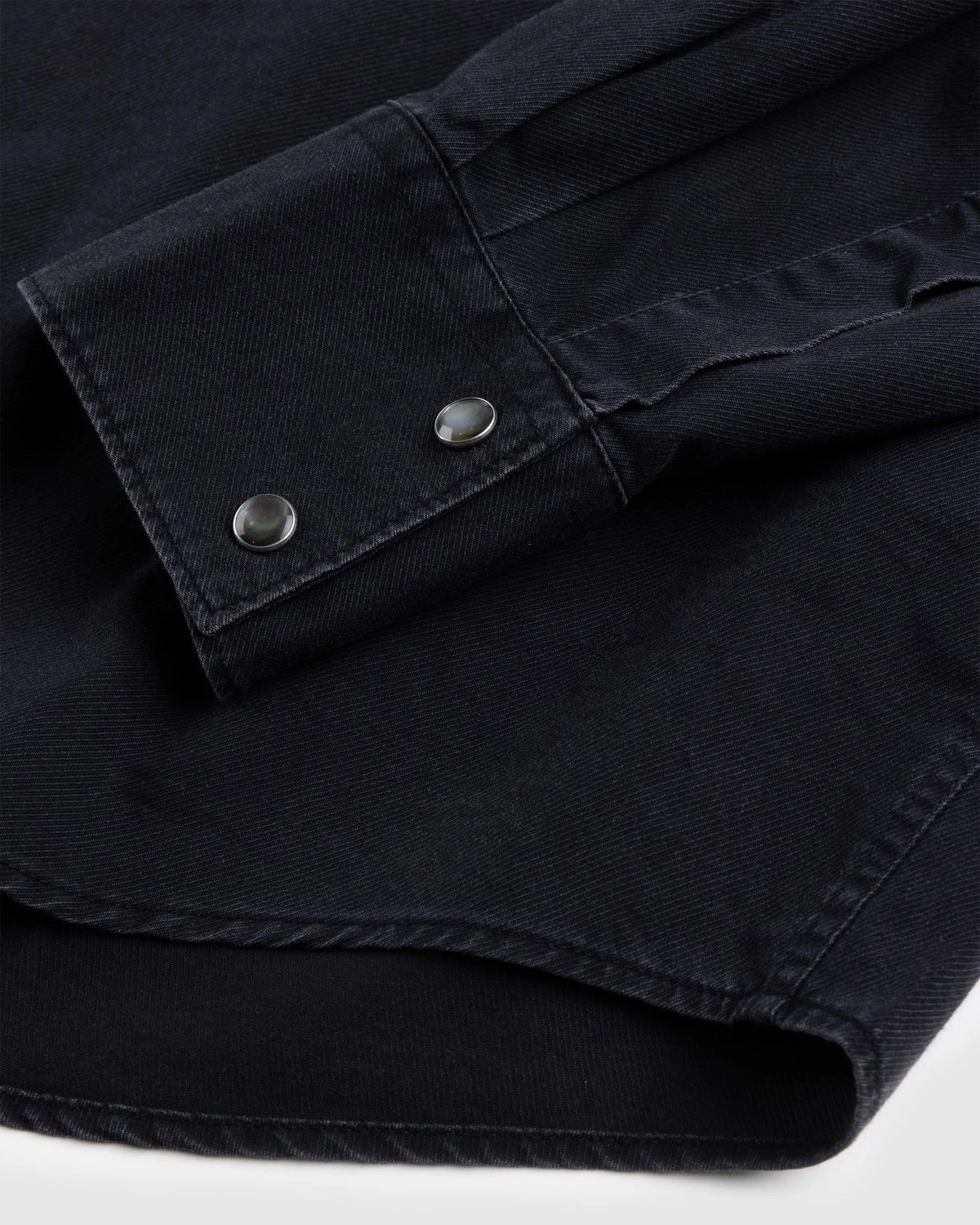 Our Legacy – Poco Shirt Black Cosmic Twill - Image 6
