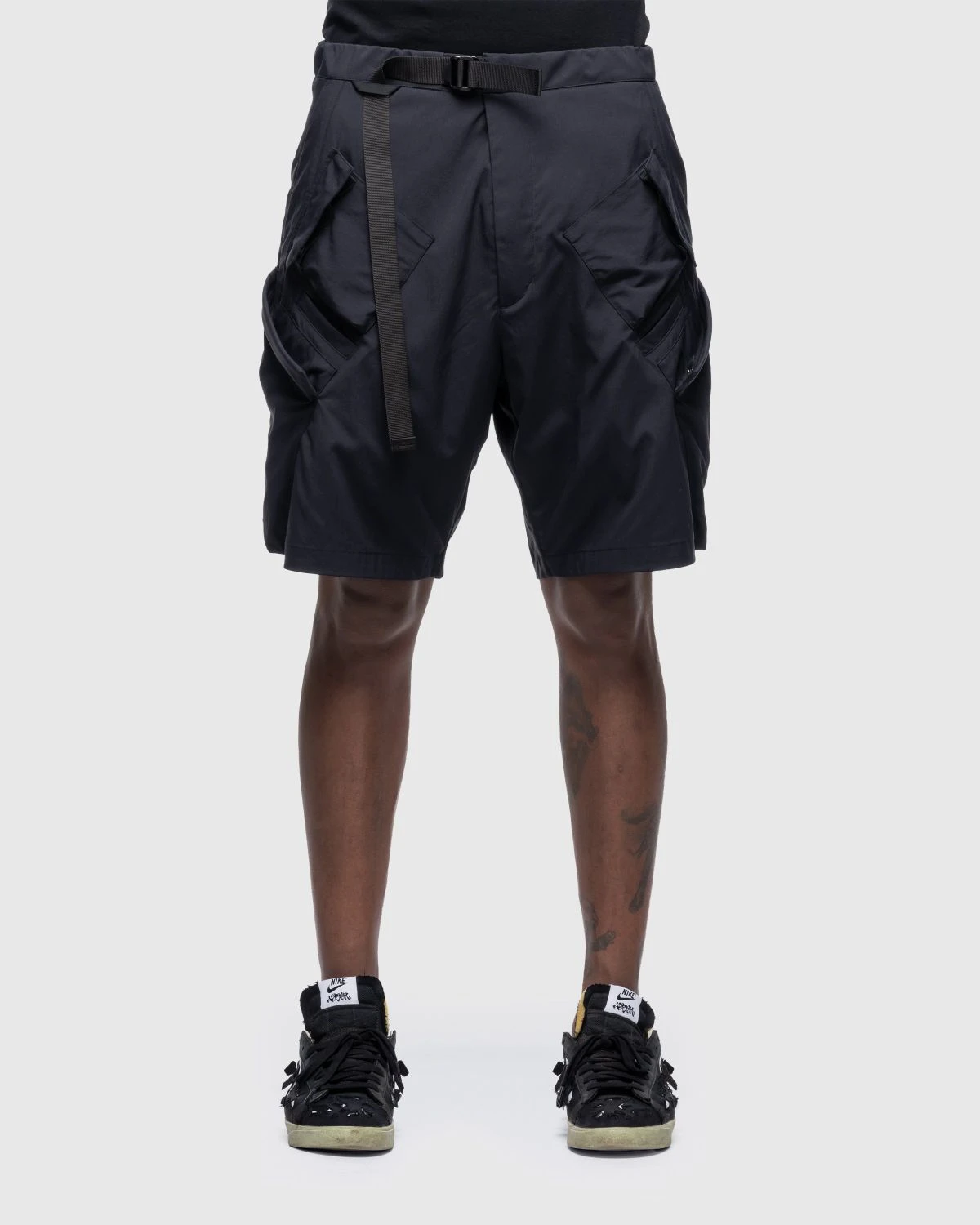 ACRONYM – SP29-M Nylon Stretch BDU Shorts Black - Image 2