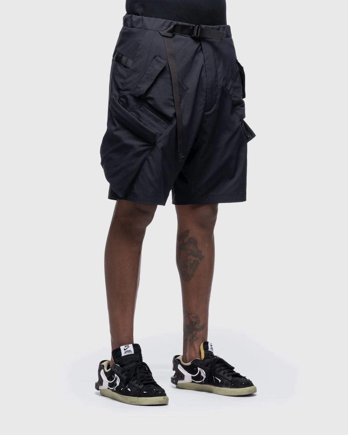 ACRONYM – SP29-M Nylon Stretch BDU Shorts Black - Image 5