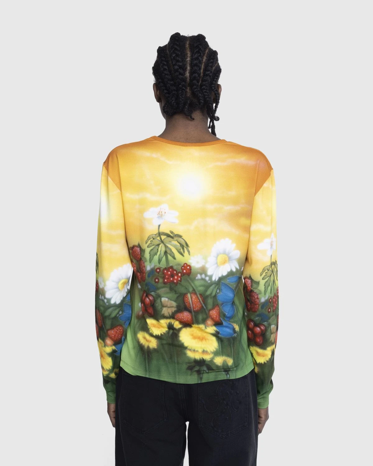 Stockholm Surfboard Club – Floral Airbrush Longsleeve Multi - Image 3