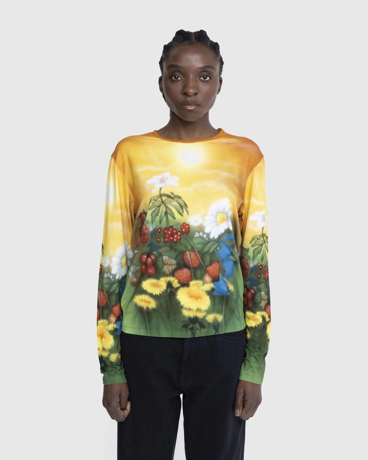 Stockholm Surfboard Club – Floral Airbrush Longsleeve Multi - Image 2