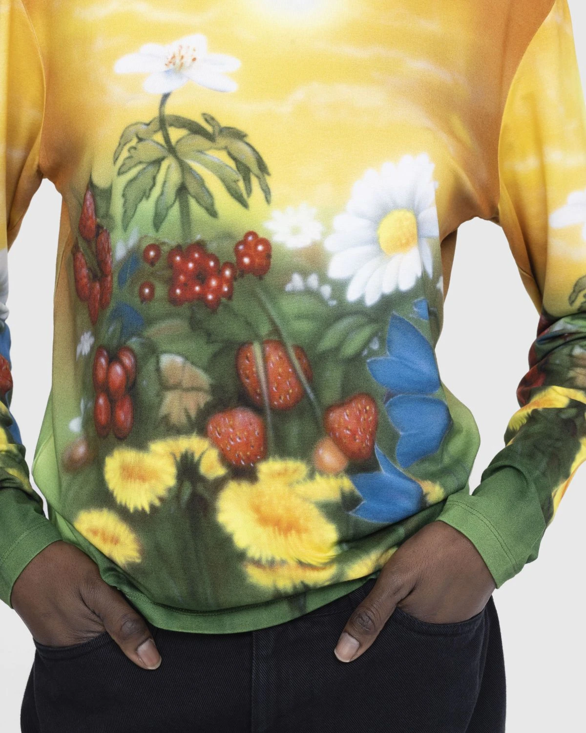 Stockholm Surfboard Club – Floral Airbrush Longsleeve Multi - Image 5