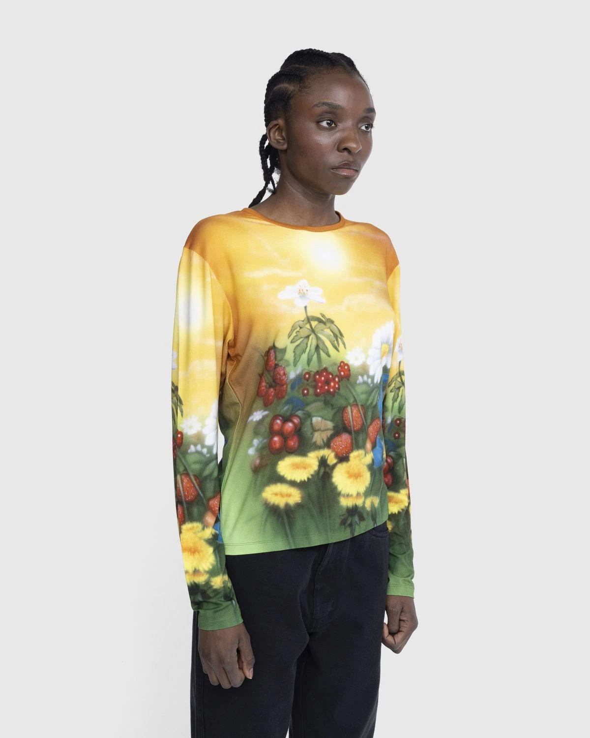 Stockholm Surfboard Club – Floral Airbrush Longsleeve Multi - Image 4