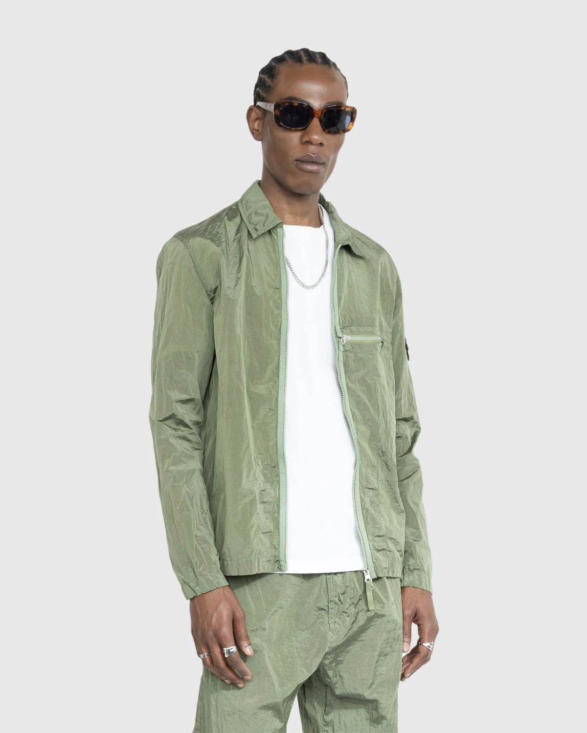 Stone Island โ Overshirt Green 10919 - Image 6