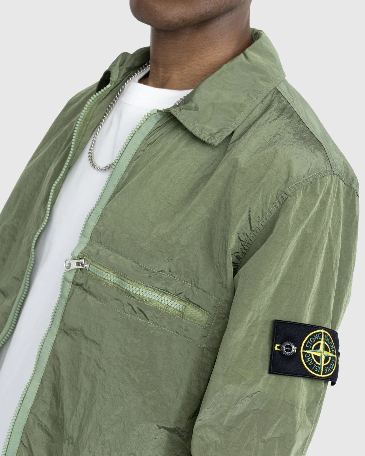 Stone Island โ Overshirt Green 10919 - Image 5