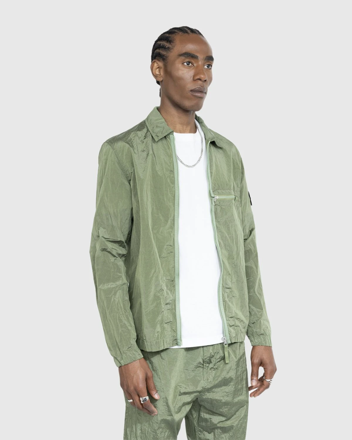 Stone Island โ Overshirt Green 10919 - Image 2