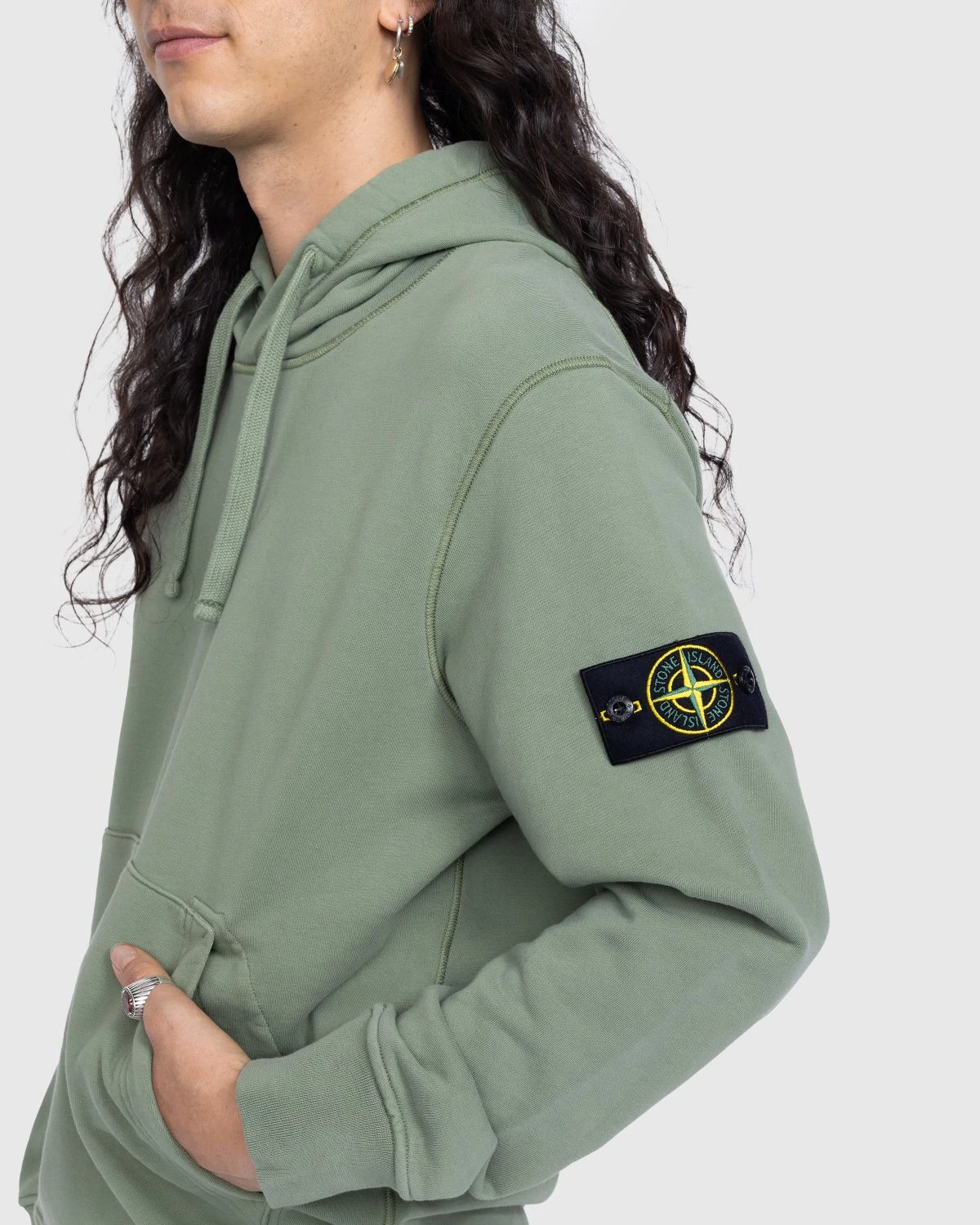 Stone Island β Felpa Green 64151 - Image 4