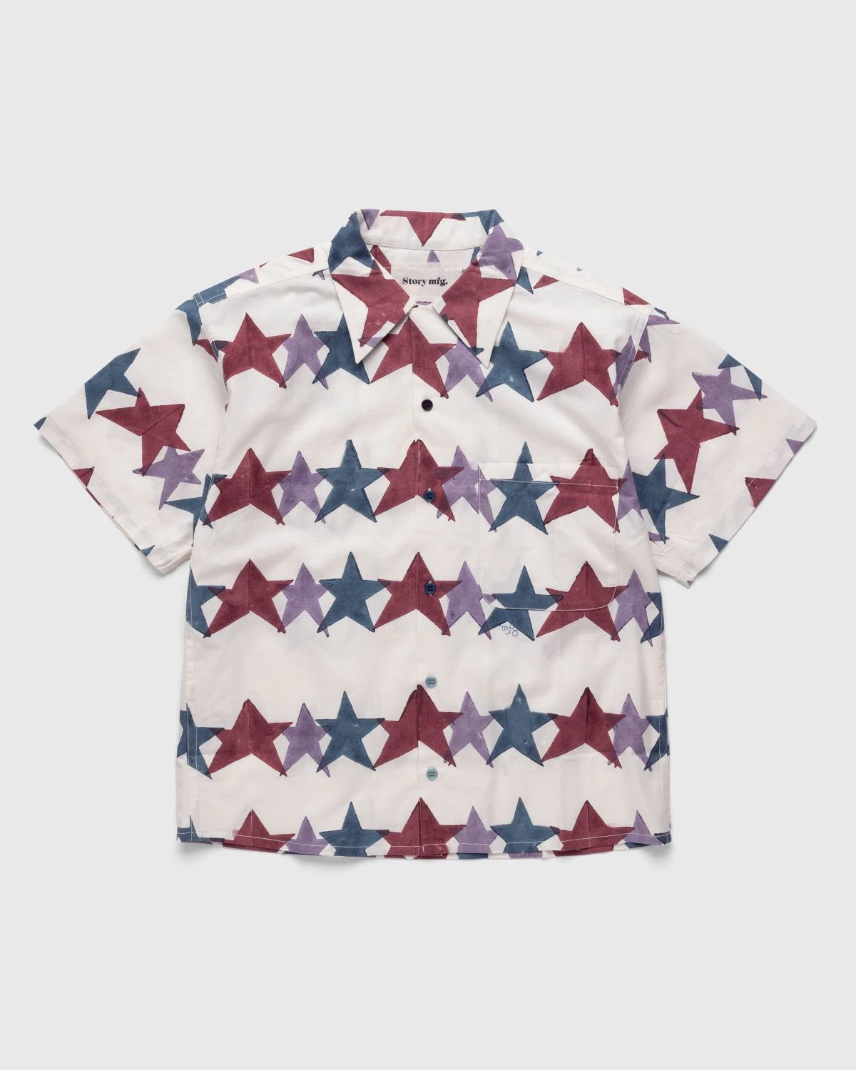 Story Mfg. – Shore Shirt Star Block Print Multi