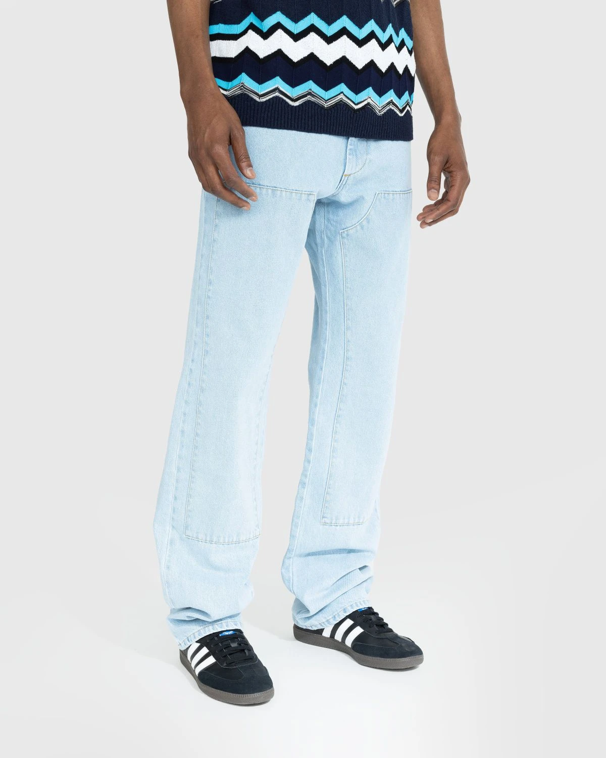 Winnie New York – Double Knee Trouser Light Blue - Image 2