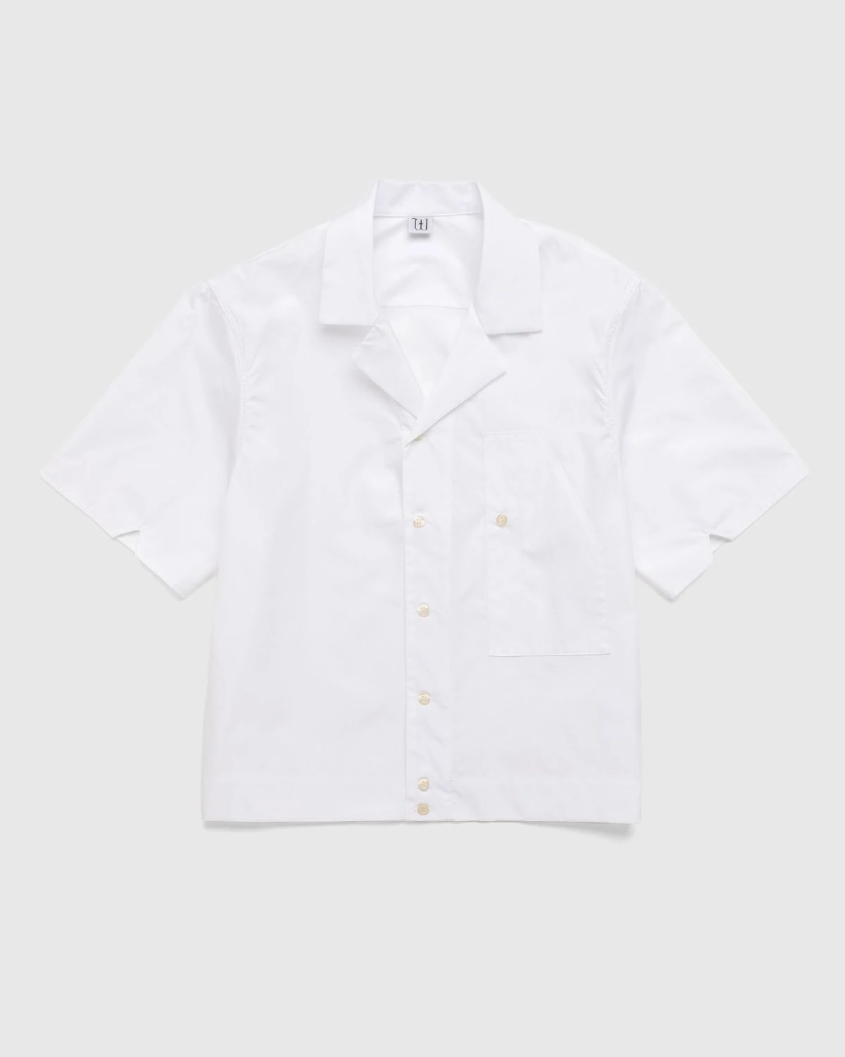 Winnie New York – Short-Sleeve Button-Down Shirt White