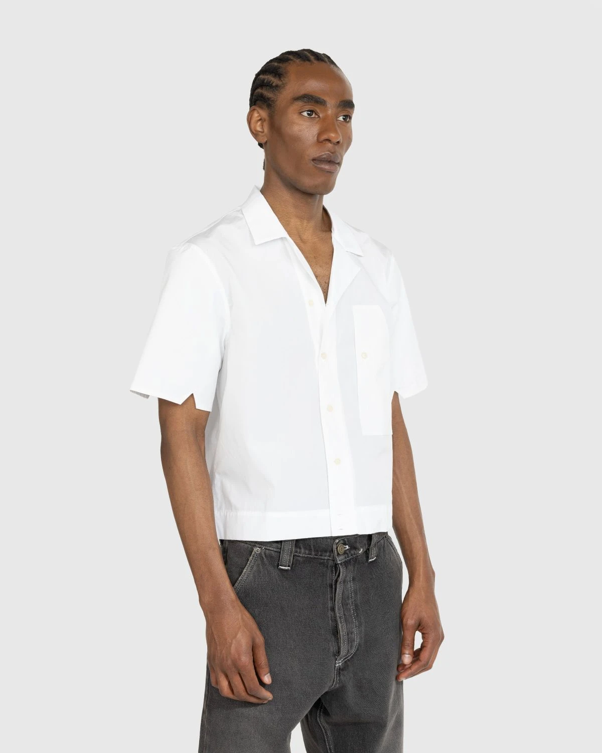 Winnie New York – Short-Sleeve Button-Down Shirt White - Image 2