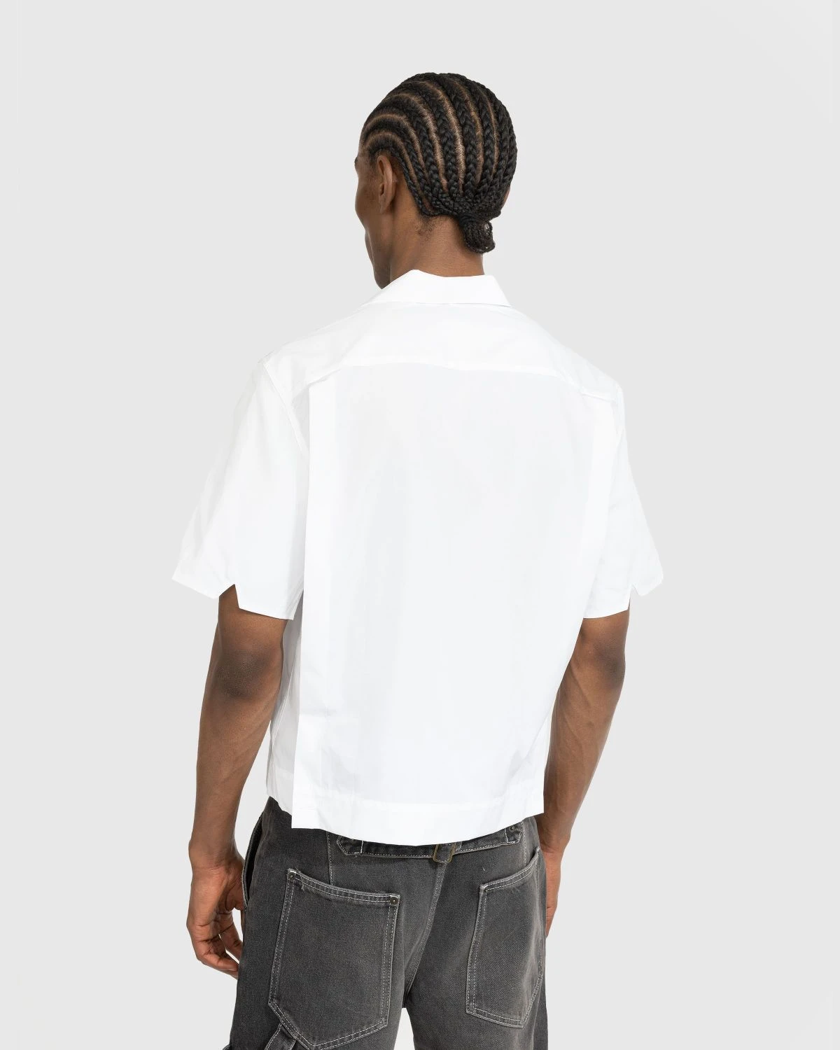 Winnie New York – Short-Sleeve Button-Down Shirt White - Image 3