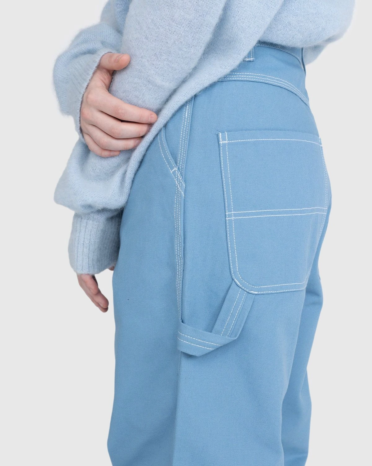 Highsnobiety – Carpenter Trouser Light Blue - Image 6