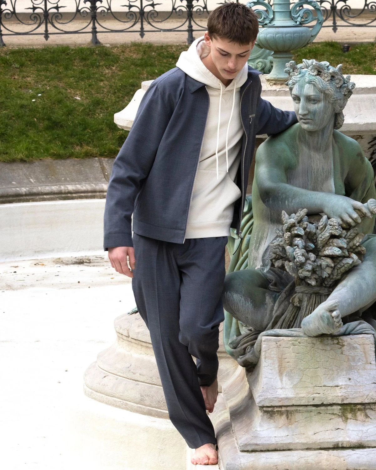 Highsnobiety – Tropical Wool Suiting Pants Sand - Image 3